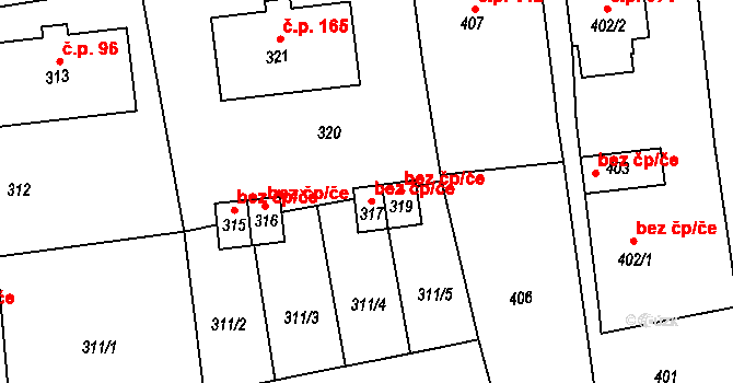 Dlouhá Loučka 40833224 na parcele st. 317 v KÚ Dolní Dlouhá Loučka, Katastrální mapa