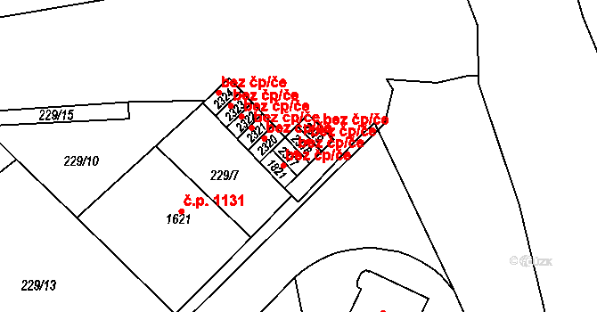 Čáslav 41973224 na parcele st. 2317 v KÚ Čáslav, Katastrální mapa