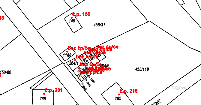 Adamov 48129224 na parcele st. 989 v KÚ Adamov, Katastrální mapa