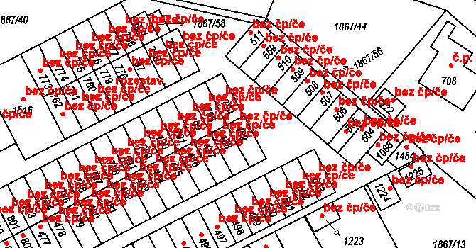 Zliv 46946225 na parcele st. 489 v KÚ Zliv u Českých Budějovic, Katastrální mapa
