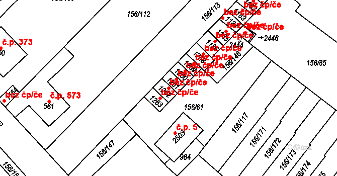 Kralupy nad Vltavou 49272225 na parcele st. 1262 v KÚ Lobeček, Katastrální mapa