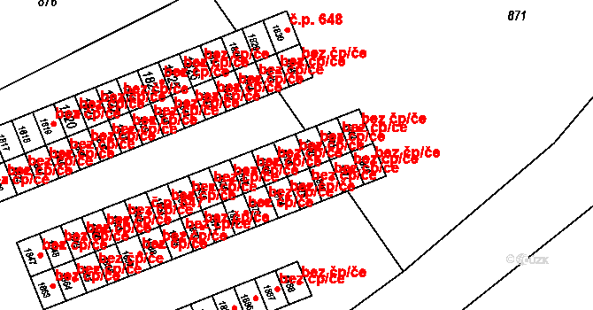 Moravský Beroun 40184226 na parcele st. 1859 v KÚ Moravský Beroun, Katastrální mapa