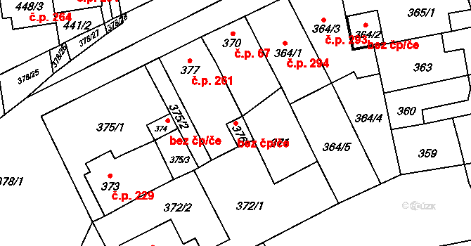 Silůvky 39841227 na parcele st. 376 v KÚ Silůvky, Katastrální mapa