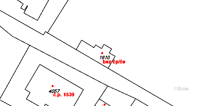 Bruntál 40181227 na parcele st. 1610 v KÚ Bruntál-město, Katastrální mapa
