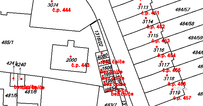 Český Krumlov 49882228 na parcele st. 4080 v KÚ Český Krumlov, Katastrální mapa