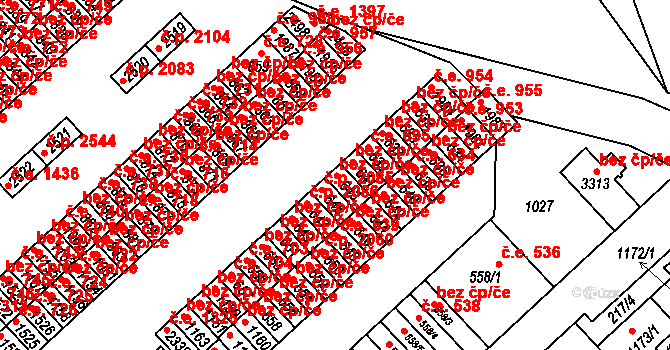 Sezimovo Ústí 697, Katastrální mapa