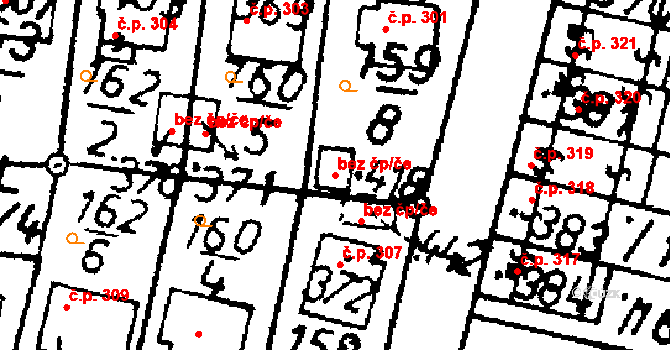 Bernartice 41392230 na parcele st. 418 v KÚ Bernartice u Milevska, Katastrální mapa