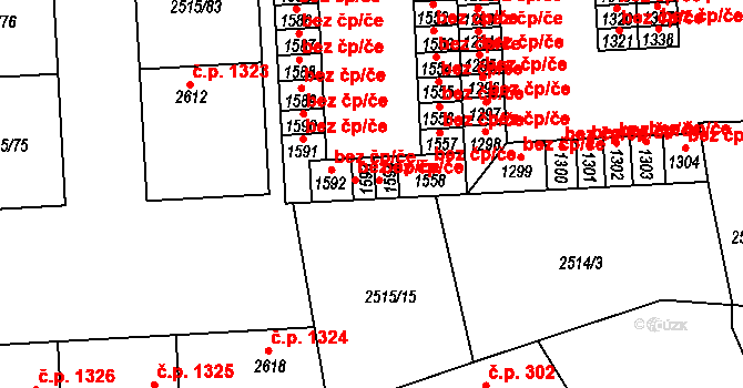 Dobřany 46235230 na parcele st. 1594 v KÚ Dobřany, Katastrální mapa
