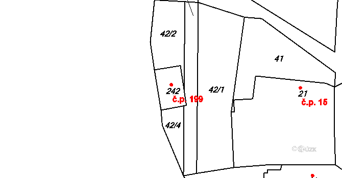 Libá 199, Katastrální mapa