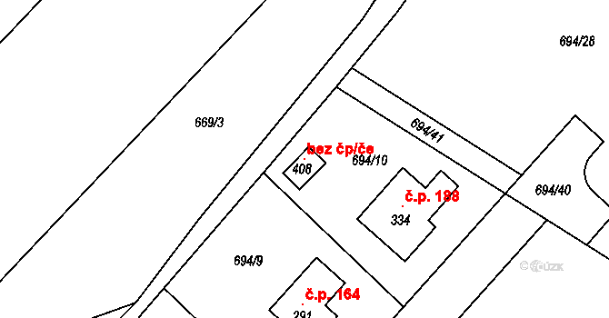 Lípa nad Orlicí 121069231 na parcele st. 408 v KÚ Lípa nad Orlicí, Katastrální mapa