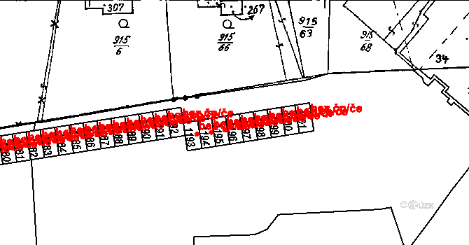 Nepomuk 40602231 na parcele st. 1196 v KÚ Nepomuk, Katastrální mapa