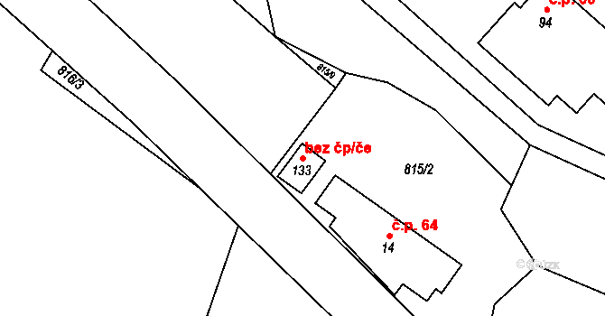 Heřmanice u Oder 44861231 na parcele st. 133 v KÚ Heřmanice u Oder, Katastrální mapa