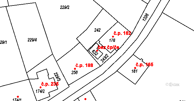 Brandýs nad Orlicí 49585231 na parcele st. 632 v KÚ Brandýs nad Orlicí, Katastrální mapa