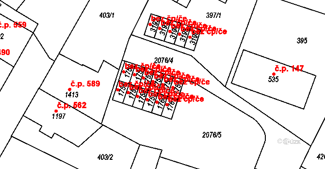 Lanškroun 49643231 na parcele st. 1754 v KÚ Lanškroun, Katastrální mapa