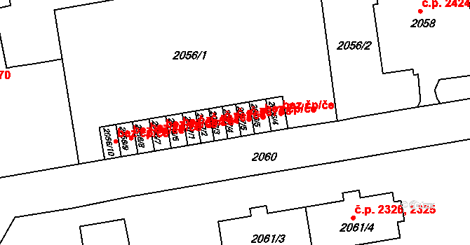 Ústí nad Labem-centrum 767, Ústí nad Labem na parcele st. 2057/4 v KÚ Ústí nad Labem, Katastrální mapa