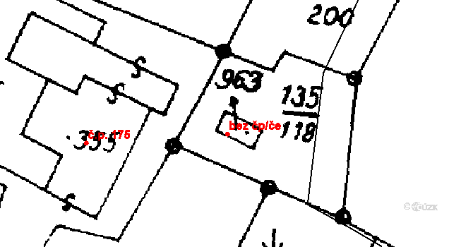 Písek 42091233 na parcele st. 963 v KÚ Písek u Jablunkova, Katastrální mapa