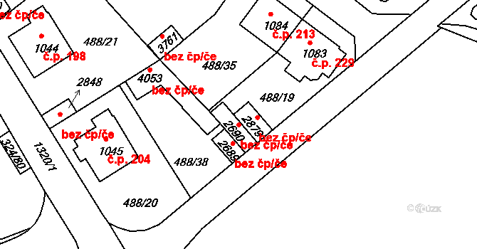 Český Krumlov 44171234 na parcele st. 2690 v KÚ Český Krumlov, Katastrální mapa