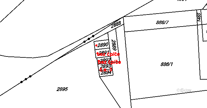 Bohdalice-Pavlovice 48702234 na parcele st. 2891 v KÚ Bohdalice, Katastrální mapa