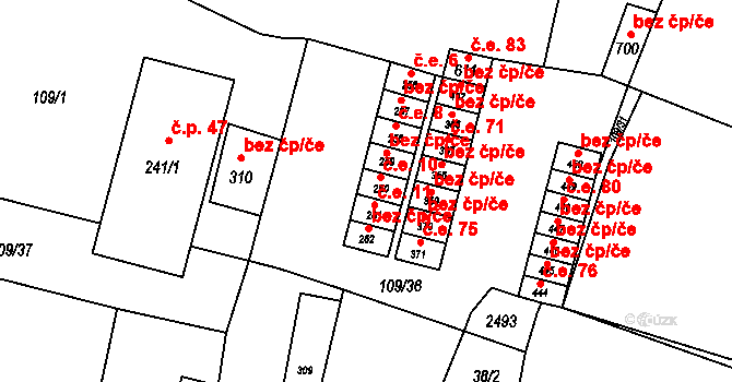 Lubenec 9, Katastrální mapa