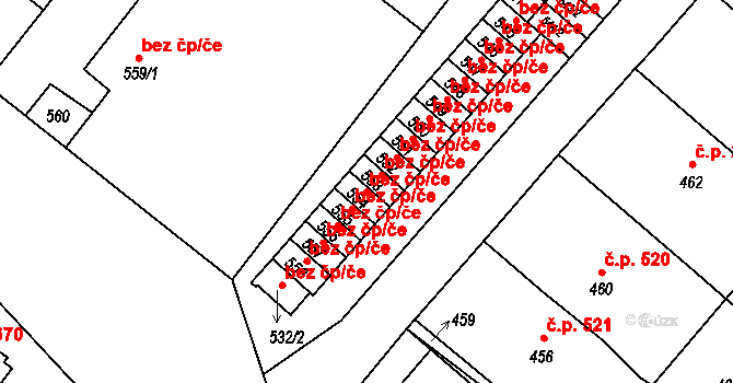 Lednice 41529235 na parcele st. 554 v KÚ Lednice na Moravě, Katastrální mapa