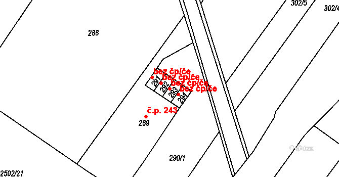Rapotín 44975236 na parcele st. 293 v KÚ Rapotín, Katastrální mapa