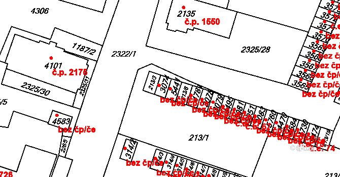 Rakovník 41355237 na parcele st. 5441 v KÚ Rakovník, Katastrální mapa