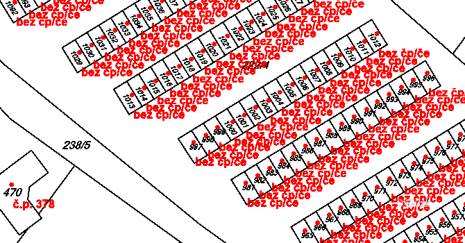 Kralupy nad Vltavou 42463238 na parcele st. 1000 v KÚ Kralupy nad Vltavou, Katastrální mapa