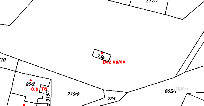 Cerekvice nad Loučnou 46004238 na parcele st. 138 v KÚ Cerekvice nad Loučnou, Katastrální mapa