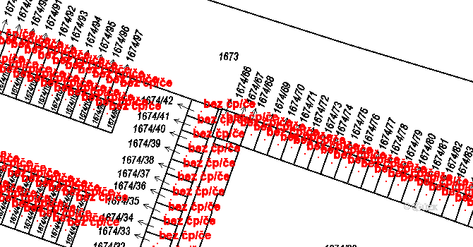 Soběslav 47436239 na parcele st. 1674/67 v KÚ Soběslav, Katastrální mapa