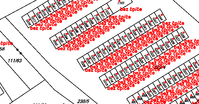 Kralupy nad Vltavou 49033239 na parcele st. 1032 v KÚ Kralupy nad Vltavou, Katastrální mapa