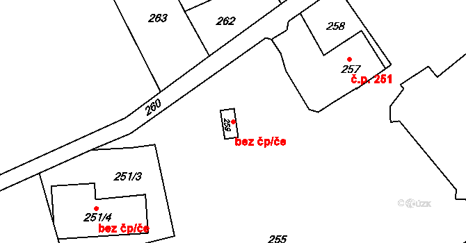 Česká Skalice 43515240 na parcele st. 259 v KÚ Česká Skalice, Katastrální mapa