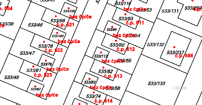 Objekt 54520240, Katastrální mapa