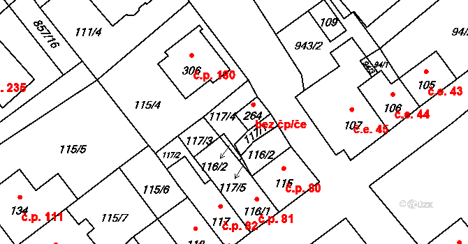 Objekt 87088240, Katastrální mapa