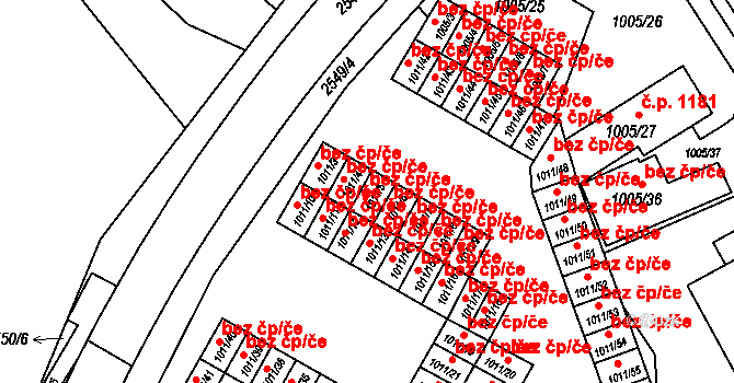 Bohumín 38218241 na parcele st. 1011/5 v KÚ Nový Bohumín, Katastrální mapa
