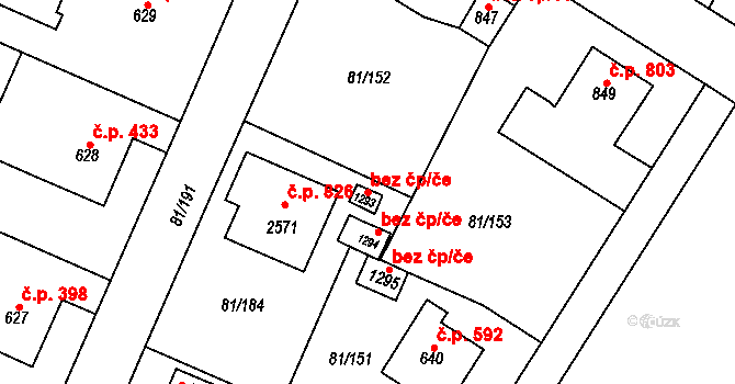 Kralupy nad Vltavou 39332241 na parcele st. 1293 v KÚ Lobeček, Katastrální mapa