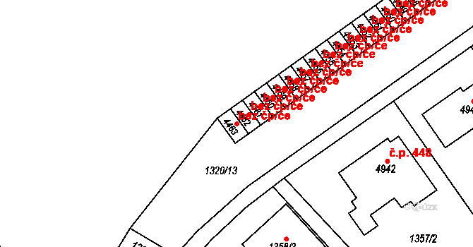 Žamberk 39459241 na parcele st. 4463 v KÚ Žamberk, Katastrální mapa