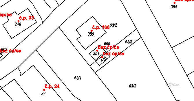 Kařez 47229241 na parcele st. 351 v KÚ Kařez, Katastrální mapa