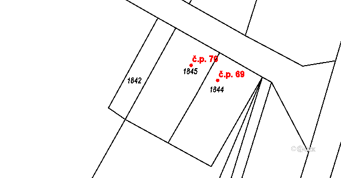 Valtrovice 70, Katastrální mapa