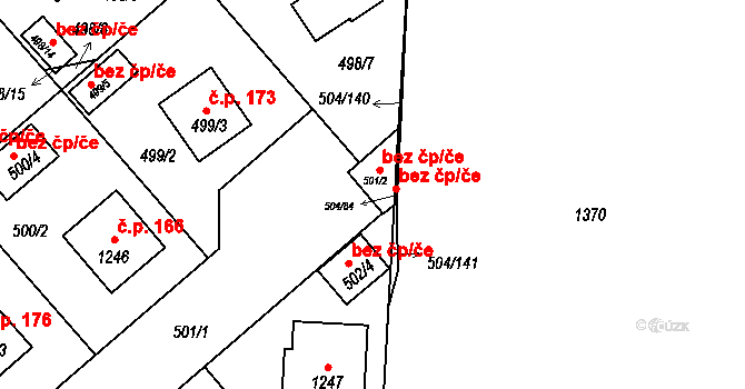 Meclov 45230242 na parcele st. 501/2 v KÚ Meclov, Katastrální mapa