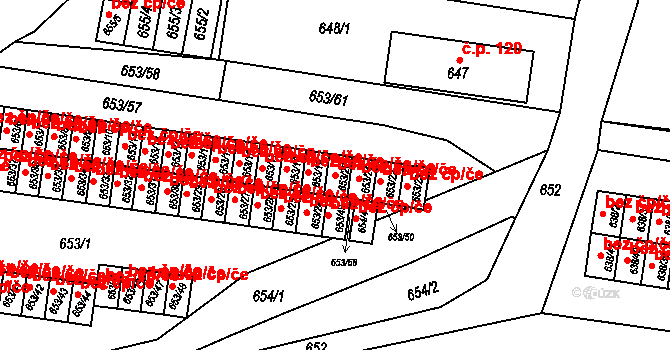 Albrechtice 49761242 na parcele st. 653/20 v KÚ Albrechtice u Českého Těšína, Katastrální mapa