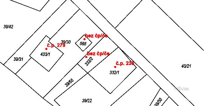 Milíkov 41981243 na parcele st. 332/2 v KÚ Milíkov u Jablunkova, Katastrální mapa