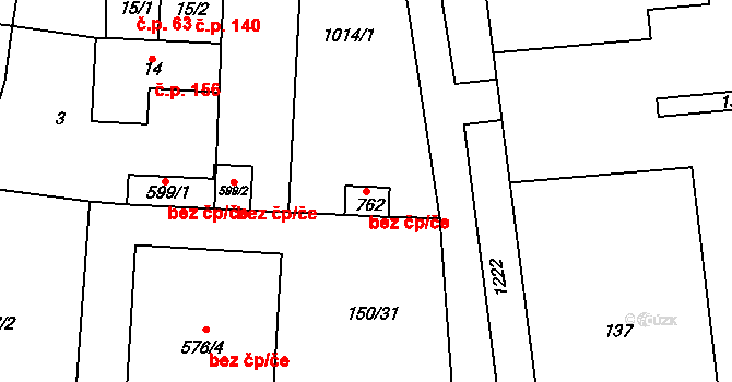 Cerhenice 83274243 na parcele st. 762 v KÚ Cerhenice, Katastrální mapa