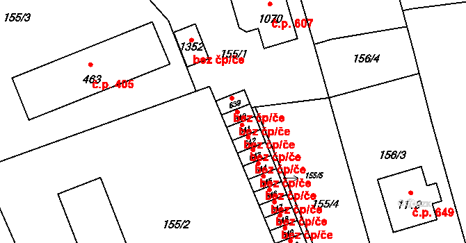 Mladá Vožice 47428244 na parcele st. 640 v KÚ Mladá Vožice, Katastrální mapa