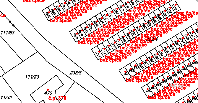 Kralupy nad Vltavou 39342247 na parcele st. 1013 v KÚ Kralupy nad Vltavou, Katastrální mapa