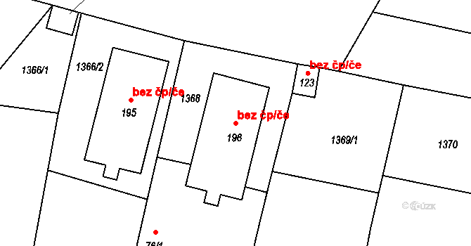 Smilovice 50247247 na parcele st. 196 v KÚ Smilovice, Katastrální mapa