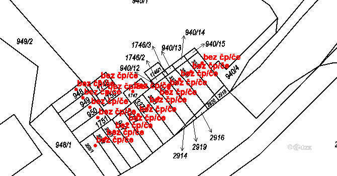 Ostrov 39686248 na parcele st. 337/4 v KÚ Ostrov nad Ohří, Katastrální mapa