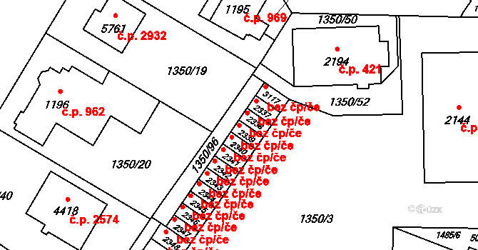 Šumperk 48521248 na parcele st. 2339 v KÚ Šumperk, Katastrální mapa