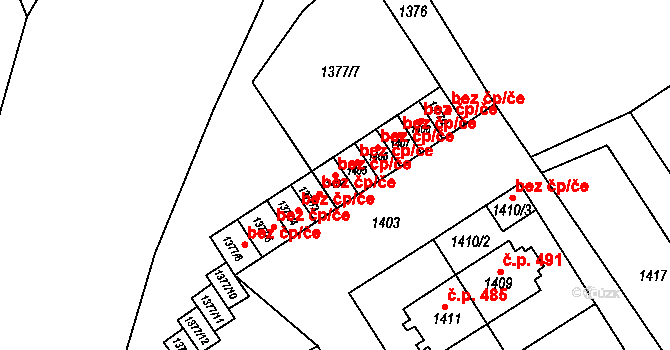 Česká Skalice 48851248 na parcele st. 1404 v KÚ Česká Skalice, Katastrální mapa