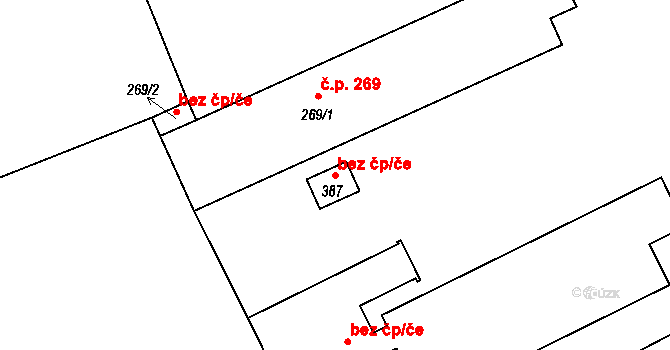 Jarošov nad Nežárkou 43362249 na parcele st. 387 v KÚ Jarošov nad Nežárkou, Katastrální mapa