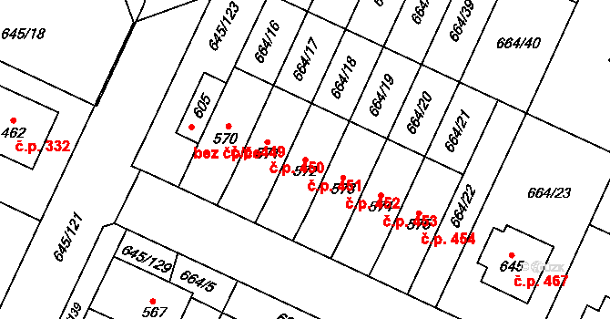 Krčín 451, Nové Město nad Metují na parcele st. 572 v KÚ Krčín, Katastrální mapa